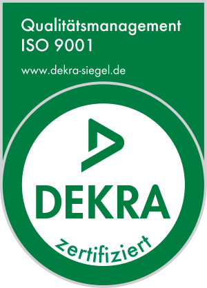 Qualitätsmanagement ISO 9001 Dekra zertifiziert